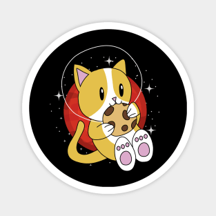 Cat Space Cookie Magnet